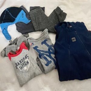 Lot of 7 items kids 3-9m euc bodysuits jumpsuit hats pants